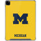 University of Michigan M Logo Yellow iPad Pro 12.9in (2020) Clear Case